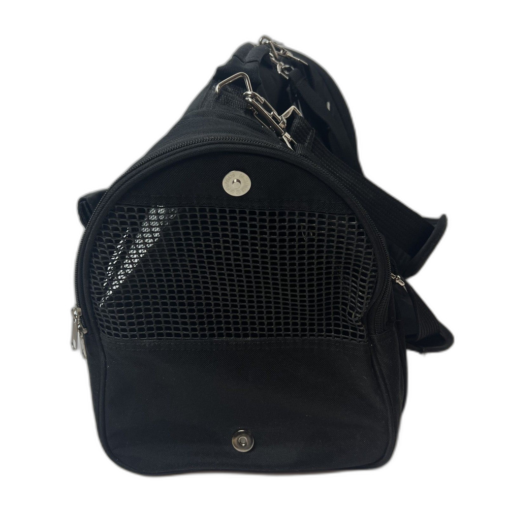 Prefer Pets Hideaway Duffle Pet Carrier Black Airline Approved Ventilated Travel - Picture 3 of 9